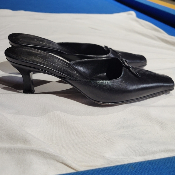 Brown's Kitten Heel Mules Size 4 1/2 - Picture 4 of 5